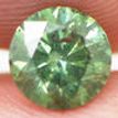 Loose Round Shaped Diamond Fancy Green I1 0.70 Carat