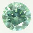 Round Shape Diamond Fancy Green Color VS2 1.52 Carat