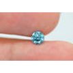 Fancy Blue Round Diamond 0.45 Carat SI1