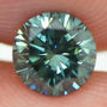 Loose Round Diamond Fancy Green 0.63 Carat VS1