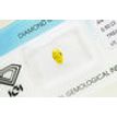 Pear Shape Diamond Fancy Yellow Color IGI Certificate 0.50 Carat VS2
