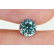 Round Cut Diamond Loose Fancy Blue 0.49 Carat VS1