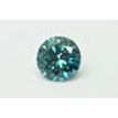 Round Diamond Blue Color IGI Certified 0.39 Carat SI1