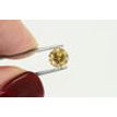 Fancy Brownish Orange Diamond Round 0.98 Carat VS1