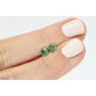 Round Shape Diamond Pair Fancy Green Color 0.60 TCW VS2