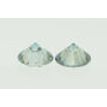 Round Cut Diamond Pair Fancy Turquoise VS1/2 0.58 TCW