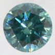 Round Diamond Fancy Blue 0.37 Carat SI2 IGI Certified