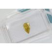 Pear Shape Diamond Fancy Yellow Brown 0.47 Carat SI1 IGI Certificate