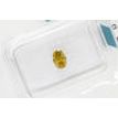 Oval Cut Diamond Natural Fancy Brown Yellow 0.44 Carat VS2 IGI Certificate