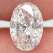Oval Ct Diamond Certified 0.51 Carat D Color SI2