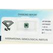 Cushion Diamond Fancy Green Blue Color 1.42 Carat SI1 IGI Certified