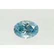 Oval Shape Diamond Fancy Blue Color VS2 0.50 Carat