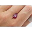 Loose Red Pear Ruby Gemstone 2.96 Carat