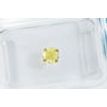 Cushion Shape Diamond Fancy Yellow 0.49 Carat SI2 IGI Certificate