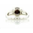 Split Shank Halo Engagement Ring Fancy Brown Rose Cut Round 14K White Gold 1.42 TCW