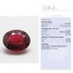 Red Ruby Oval Shaped Gemstones 2.21 Carat