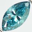 Marquise Diamond Fancy Blue Color Loose 0.44 Carat SI2