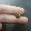 Loose Champagne Color Diamond 5.96 Carat Natural Enhanced SI3 Round Brilliant Shape
