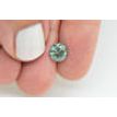 Loose Diamond Fancy Turquoise Color Round Shaped 1.54 Carat SI2