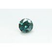 Loose Round Shape Diamond Fancy Turquoise Color SI2 Natural Enhanced 1.31 Carat