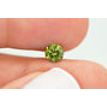 Round Shape Fancy Green Diamond 0.61 Carat I1