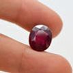 8.28 Carat Oval Shaped Red Ruby Gemstone