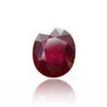 8.28 Carat Oval Shaped Red Ruby Gemstone