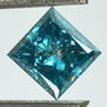 Fancy Blue Princess Diamond 1.52 Carat SI3 