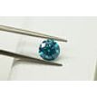 Round Cut Diamond Fancy Blue 1.75 Carat SI1