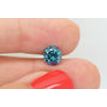 Loose Blue Round Diamond 1.72 Carat SI1