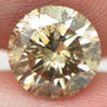 Loose Fancy Champagne Round Diamond 2 Carat SI2