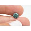 Loose Round Shape Diamond 1.34 Carat Fancy Blue SI2 Natural Enhanced For Ring