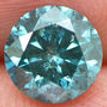 Loose Blue Diamond Fancy Color Round Cut SI2 Certify Natural Enhanced 1.51 Carat