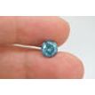 Loose Blue Diamond Round Shape 1.97 Carat Fancy Color I1 Earth Mined Enhanced