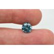 Loose Round Shaped Diamond Fancy Blue Enhanced I1 1.86 ct Certified For Wedding