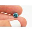 Loose Round Shaped Fancy Blue Diamond 1.37 ct SI1 
