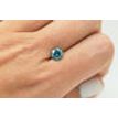 Loose Round Shaped Fancy Blue Diamond 1.37 ct SI1 