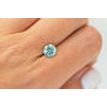 Round Shape Diamond Blue Color SI1 1.85 Carat Certified