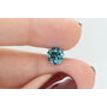 Round Diamond Fancy Blue Color VS2 Certified 1.72 Carat