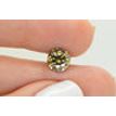 Round Shape Diamond Fancy Champagne VS2 Certified 2.03 Carat