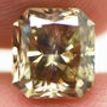 Loose Radiant Diamond Natural Fancy Champagne 2.01 Carat SI1
