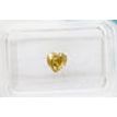 Heart Shape Diamond Fancy Yellowish Brown Color 0.50 Carat SI2 IGI Certificate