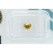 Heart Diamond Fancy Yellow Brown 0.56 Carat VS2 IGI Certificate