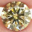 Round Diamond Fancy Brown Color SI2 Certified 2.20 Carat