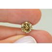 Round Diamond Fancy Champagne Color 2.04 Carat SI1 SGL Certificate