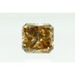 Radiant Cut Diamond Fancy Brown Color 3.11 Carat VS2
