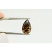Pear Shape Diamond Fancy Brown Color 3.51 Carat SI1