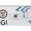 Asscher Diamond Natural Fancy Orangy Brown 2.24 Carat SI2 IGI Certificate