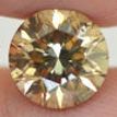 Round Shape Diamond Fancy Brown Color 2.23 Carat SI1