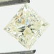 1 Carat Diamond Solitaire Pendant Genuine Princess Treated 14K Rose Gold H SI1